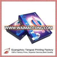 Top quality UV printing paper package box custom made