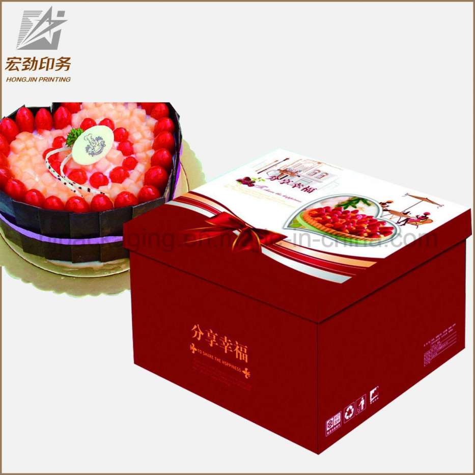 2017 Food Grade Paper Cake Box Cupcake Box for Wholesale